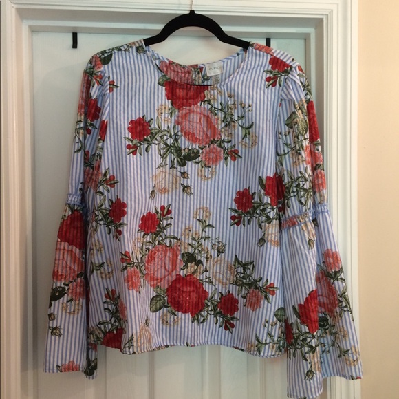 Cupio Nordstrom Bell sleeve Blouse (Large) - Picture 3 of 5